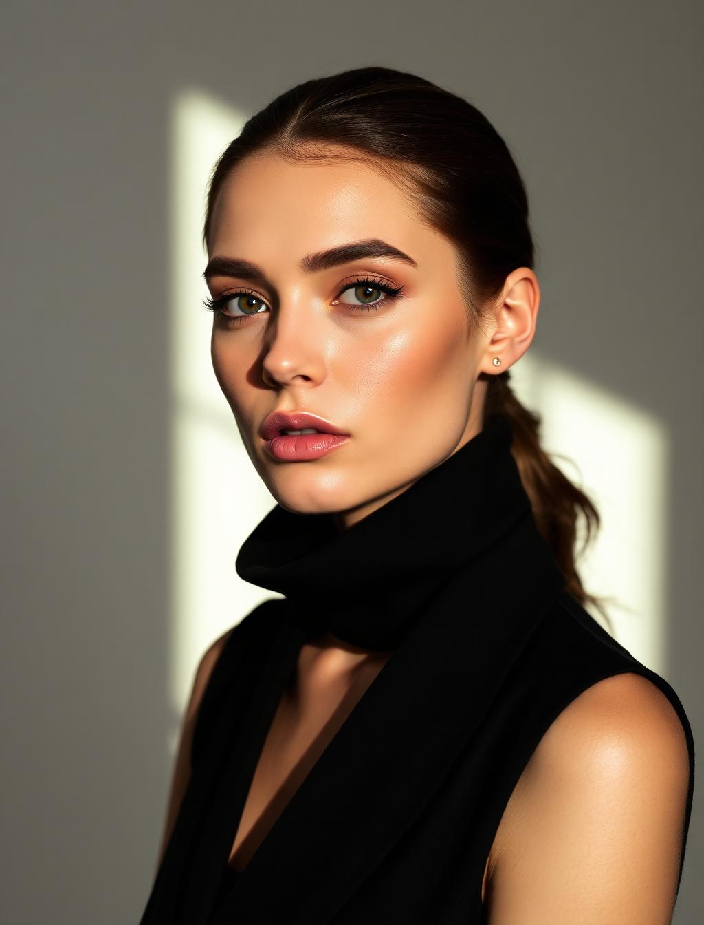 Sora M. fronts the SS26 Khaite campaign